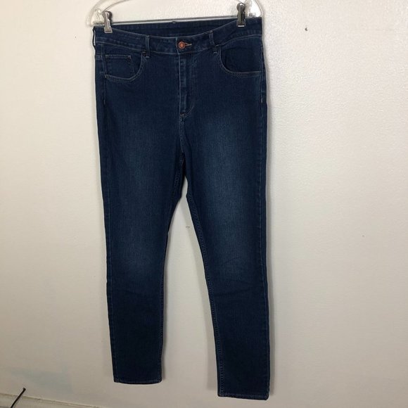 &Denim Skinny Ankle High Waisted Denim Jeans 32 - Picture 1 of 8